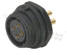 Gniazdo SP2112/S5B, żeńskie, Pin:5 (2+3), IP68, lutowane