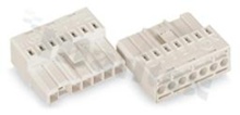 Socket; without PE contact; 7-pole; 2.50mm2; white