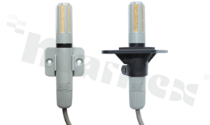 AOSONG AM2305 - moduł do pomiaru wilgotności i temperatury, skalibrowany, wyjście One-bus, d16x99.9mm, przewód:64cm, dokładność: 2% RH, 0.3st.C, zasilanie: 3.3V -5.5V, akcesoria montażowe