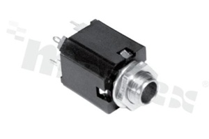 Connector: Jack 6.3mm; socket; female; mono; ways: 2; straight; THT