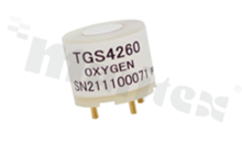 Potentiostatic electrolysis-type oxygen sensor; range: 0-25% 02; 3-electrodes