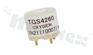 Elektrochemiczny (potencjostatyczny, 3 elektrodowy) czujnik tlenu; zakres: 0-25% O2