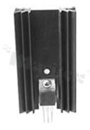Radiator; wytłaczany; TO-220; TO-202; 12.7x34.92x25.4mm; czarny; anodowane aluminium; RoHS.
