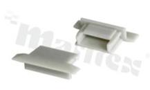 NPROFILE-E-F-G0, zaślepka do profilu aluminiowego ALU3 (wpuszczany), RoHS