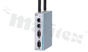 Fanless IndustrialComputer; Freescale i.M6UL-2Cortex A7 528 MHz; 256 MB RAM; 1x eMMC 4GB; 2xCOM; 1xUSB; 2xLAN; 1x DIO; 1xConsole Port; 1x SIM slot; oper. temp. -40+70C; supply 9-48VDC