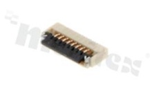 Złącze ZIF do PCB; w rastrze 0.50mm; 8-stykowe; montaż: SMD; poziome; dolny kontakt