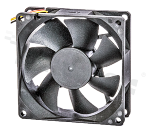 Wentylator  ; DC; 12.0VDC; 80x80x25mm; 40,5m3/min; 35,2 d FG