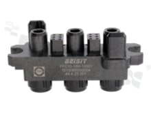 Złącze pływające;do magazynowania energii;crimp;zasilające i sygnałowe;żeńskie;3 pin(25mm2) + 12 pin(0.5mm2); 1000V/120A (3 pin); 60V/5A (12pin); czarne