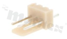 Header for PCB; pitch 2.54mm; 3-contacts; THT; male; top entry; 250V/3A