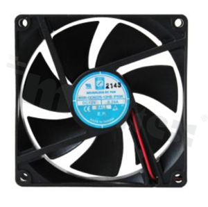 Wentylator; DC; 12V; 92x92x25mm; 60.2CFM; 3325RPM; 38dBA.