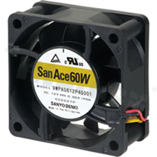 Fan; splash-proof; DC; 24VDC; 60x60x25mm; 1.52m3/min; 56.0dB; IP68.