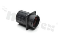 Standard Connector circular; Sq Flg Rcpt w endcap 19 pins; SZ 16 Pin
