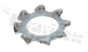 Podkładka ząbkowana M2.5; DIN6797A; ocynk ZN.