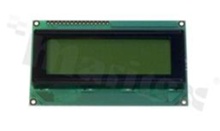 Display LCM; LCD character; 20x4 chars; STN Y/G; LED backlighting; 3V supply; view 6:00; screen 66x16 00; extra Cyrilic fonts