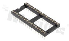 IC Socket DIP; in pitch 2.54mm; 32-contacts; precise