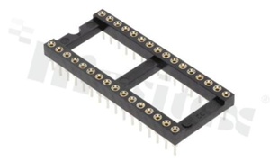 Podstawka; w rastrze 2.54mm; 32-stykowa; precyzyjna