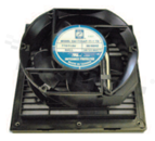 Fan guard; snap-on louvered; 115V; 204x204x77.5mm; 235CFM; 3200RPM; 52.0dB.