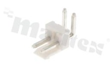 Header for PCB; pitch 3.96mm; 2-contacts; THT; male; side entry; 250V/7A