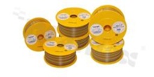 Przewód pojedynczy LGY/H05V-K; z wielodrutową miedzianą żyłą; żółty/fioletowy; przekrój 0.35mm2; AWG 22; 500V; -40+105 st.C; 200m.