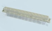 Złącze DIN; typu B; żeńskie; 2x32 styki; proste; L=13mm; RoHS