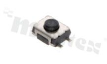 Przełącznik Tact Switch; SMD; wymiary korpusu 3x4.65; h=1.87mm; pionowy; o sile nacisku 160gf; przycisk okrągły
