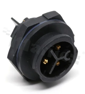 Złącze Amphenol CC-03RMMS-QC800P, 3 polowe, męskie, system zatrzaskowy X-LOK, IP68, 20A