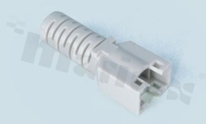 Osłonka na wtyk RJ; szara