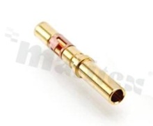 Pin żeński, rozmiar: 16, złocony, zaciskany, na kabel 0.75-1.5mm2, AWG18-16