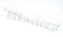 Protective glass for segmented display; alphanumeric; 154x37 mm thick 1.1m