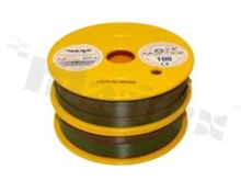 Przewód pojedynczy LGY/H05V-K; z wielodrutową miedzianą żyłą; brązowy/zielony; przekrój 0.50mm2; AWG 20; 500V; -40+105 st.C; 100m.