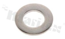 Flat washer M5, DIN125A~ISO7089, Acid resistant steel A4, type A without chamfer