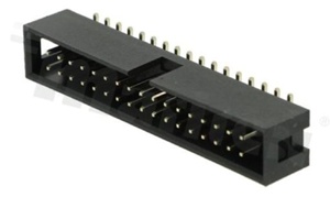 Złącze do PCB; w rastrze 2.54mm; 34-stykowe; montaż: SMD; męskie; proste