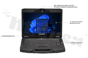 Fully-Rugged Notebook S14I 14.0" FHD (1920X1080); waterproof; resistant to shock and impact