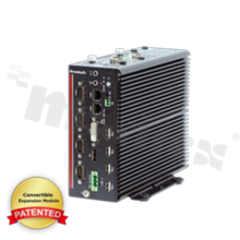Fanless Embedded Computer; Intel Celeron J1900; RAM up to 8 GB; 2.5" SATA; CFast; DP; DVI-D; 5x USB; 6x COM; 2x LAN; Audio; 4x antenna(connector); 4x DIO; 2x mini PCIe; 2x SIM; oper. temp. -40+70C; power supply 9-48V DC