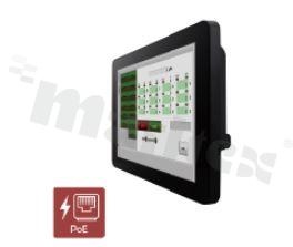 Monitor 15"; IP65 front; typ dotyku: PCAP; 16.2M kolorów; 1024x768; jasność 300 nitów; kontrast 700:1; kąt widzenia 160/160; VGA; HDMI; 2x Głośnik; temp. pracy: 0+40 st.C; zasilanie standard PoE; VESA