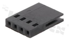 FPC Housing; pitch 2.54mm, 4 pins; female