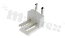 Header for PCB; pitch 3.96mm; 2-contacts; THT; male; side entry; 250V/7A