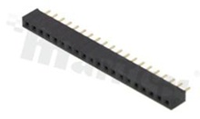 Pin Header; pitch 2.00mm; 1x20 pins; assembly: THT; female; straight; single row