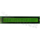 Wyświetlacz LCM; LCD znakowy; 40x2 znaków; STN żółto-zielonym Y/G z podświetlenia LED żółto-zielonym Y/G; kąt patrzenia 6:00;