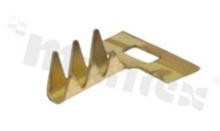 Wire splice; brass; 0.2-0.5mm2; length: 5.9mm