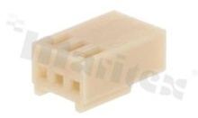 Crimp terminal housing; pitch 2.54mm; 3-contacts; female; applicable wire AWG#22-28; 250V/3A