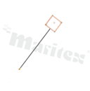Antena; aktywna; patch; GNSS; 1559-1586MHz; 16dB; VSWR<1.35; RHCP; kierunkowa; RF1.13; 0.1m; IPEX; przyklejana; 25x25x5.5mm