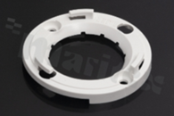 Holder do diod LED COB ilość diod: 1; rozmiar: okrąg 53mm; wysokość: 5.5mm; rodzaj materiału: PBT; sposób mocowania: śruby