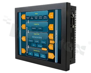 Komputer panelowy RISC 8"; Freescale i.MX51 800 MHz; 512 MB SDRAM; 4GB eMMC; 1x RS-232/ 485; 2 x USB; LAN; Slot na kartę SD