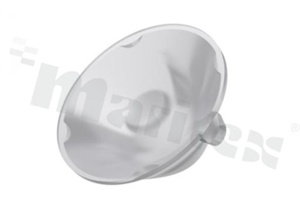 Lens for LED mid power; angle: 8 do 26 degrees ; Number of LEDs: 1; Dimensions: round 26.5mm; Height: 13.9mm; material: PC; Fastening: snaps