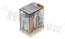 Przekaźnik elektromagnetyczny; prąd znamionowy 7A; napięcie cewki 230VAC; cztery styki przełączne (4P); moc cewki 1.5VA; 7A/30VDC, 7A/250VAC