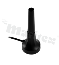 Antenna; stick straight; 5G; 600-6000MHz; 6.5dBi; VSWR<4.1; linear; omni-directional; RG174LL; 1m; SMA; magnetic/adhesive; fi30x83.2mm; IP67