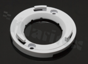 Holder do diod LED COB ilość diod: 1; rozmiar: okrąg 53mm; wysokość: 5.5mm; rodzaj materiału: PC; sposób mocowania: śruby