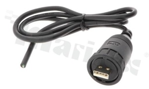 USB plug, type A, straight, 2 point lock, overmolded with 1m cable, operating temperature -20 ~ +70, IP67