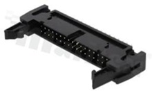 Złącze do PCB, w rastrze 2.54mm; 34-stykowe; montaż: THT; męskie; proste
